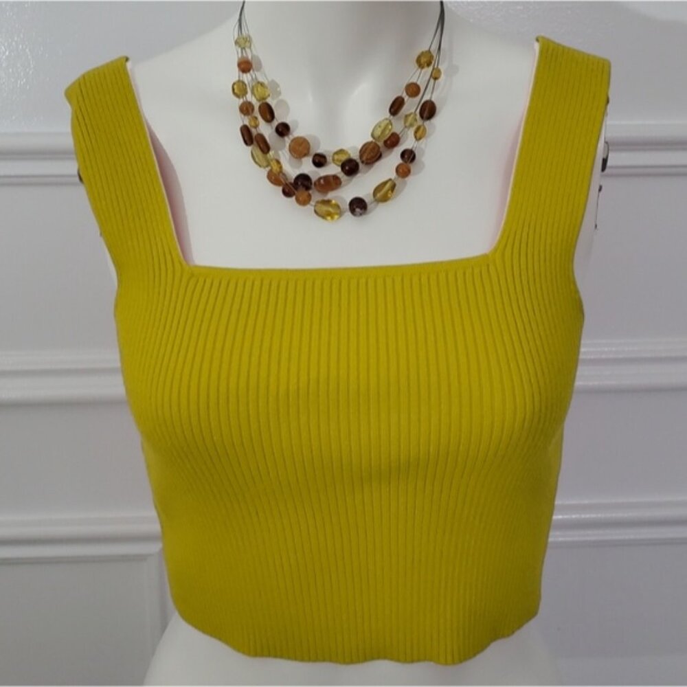 Bijoux France Amber Multi Layered Wīred Beaded Necklace